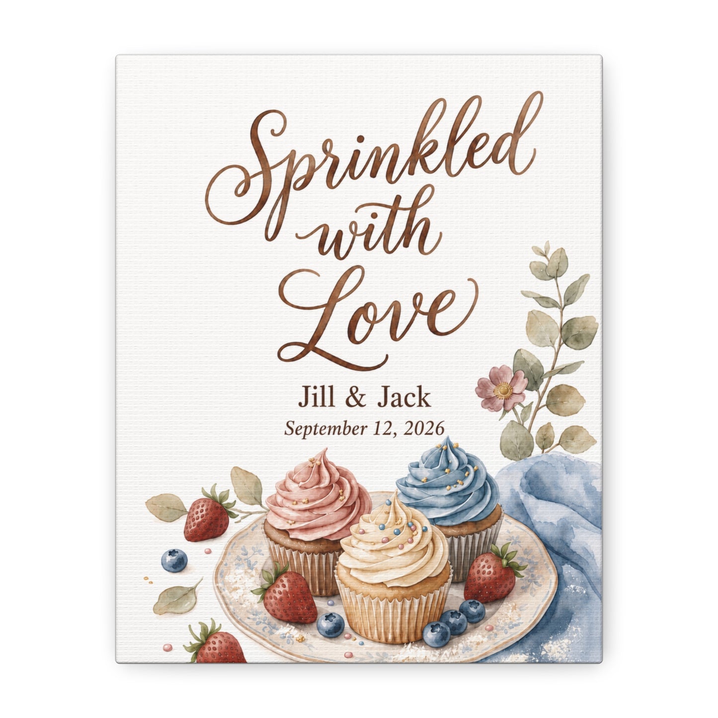 Personalized Wedding Kitchen Wall Art Canvas, Housewarming Gift Home Decor, Custom Couple Name Canvas, Bridal Shower Gift for Couples