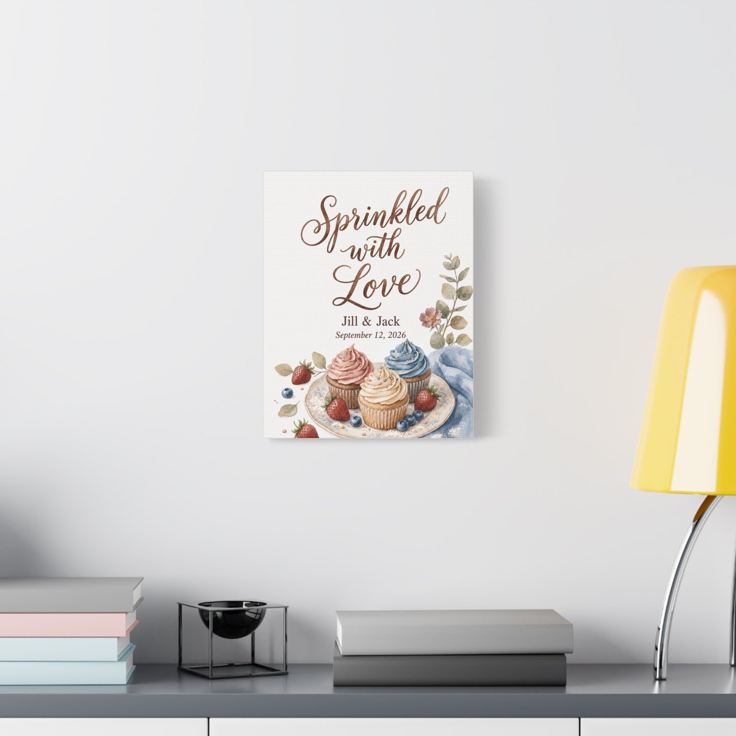 Personalized Wedding Kitchen Wall Art Canvas, Housewarming Gift Home Decor, Custom Couple Name Canvas, Bridal Shower Gift for Couples