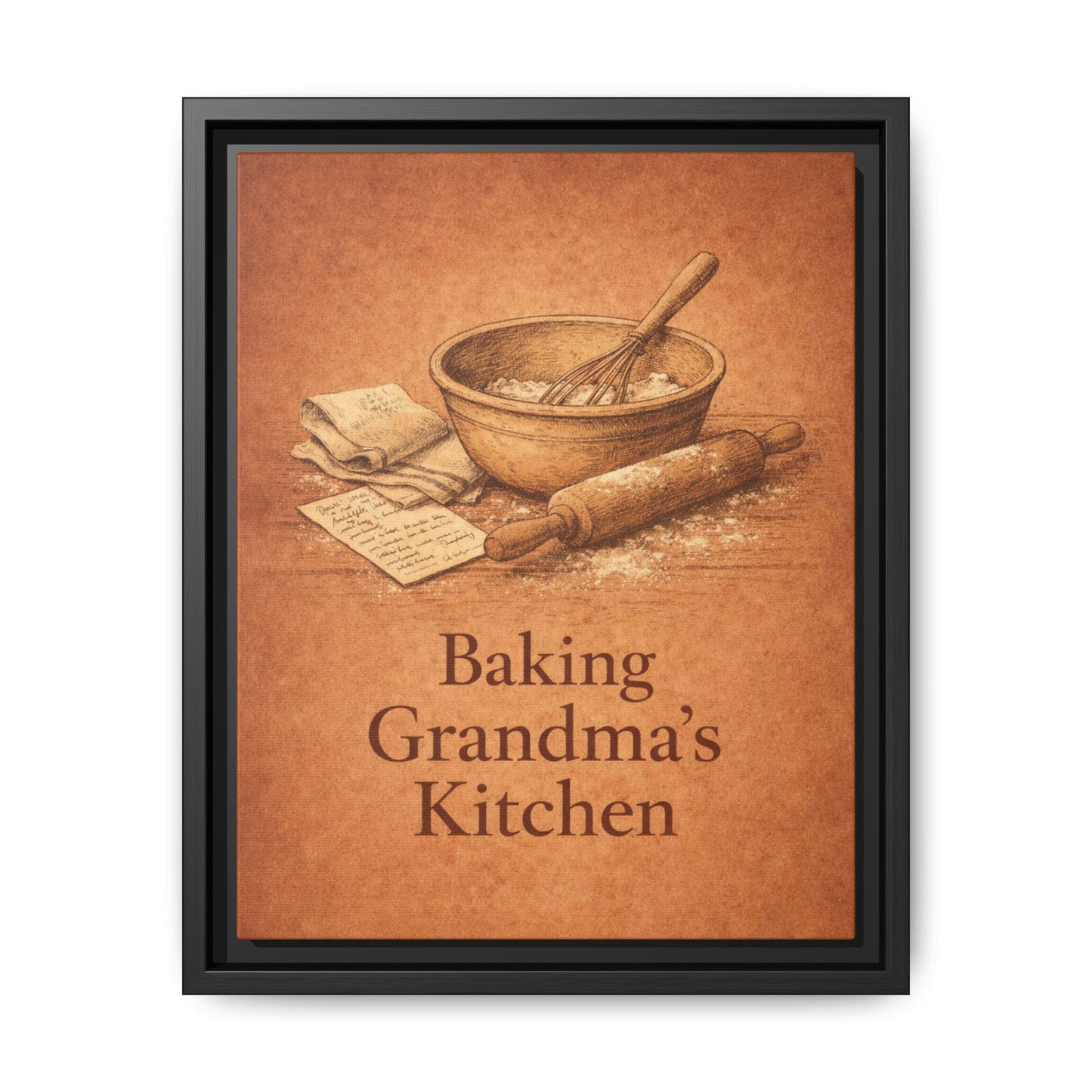Baking Grandma's Kitchen Wall Art
