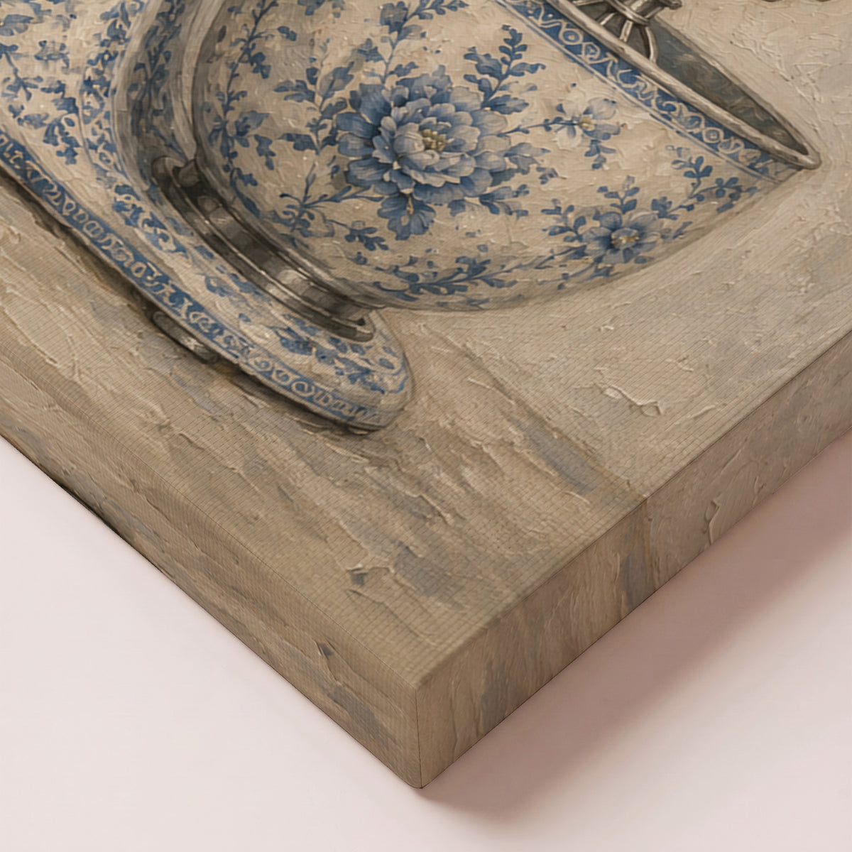 Hydrangea Wall Art | Blue Chinoiserie Stand Mixer Canvas
