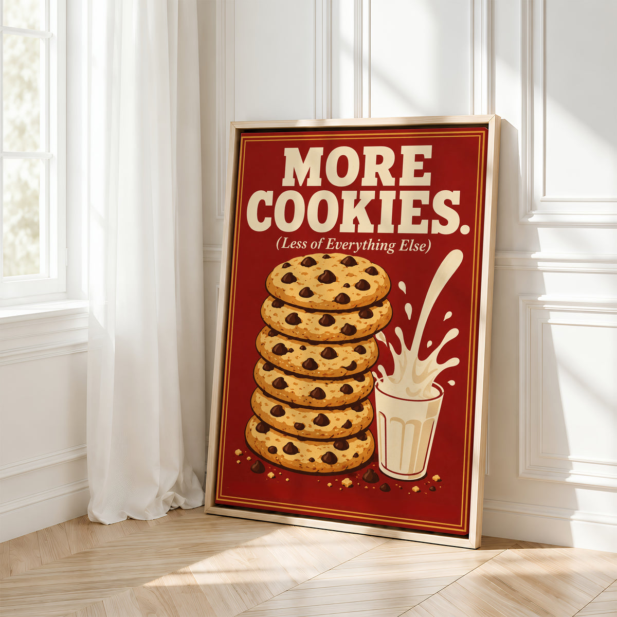 Framed Comfort Food Print Canvas | More Cookies