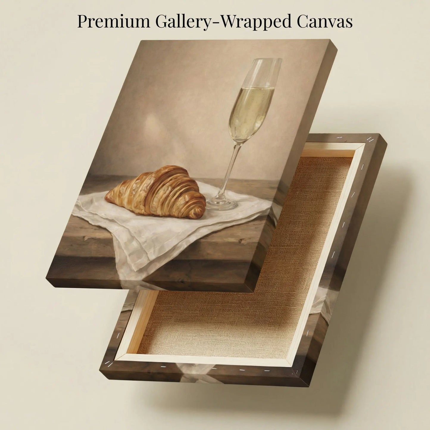 A Quiet Toast | Kitchen Wall Art Canvas