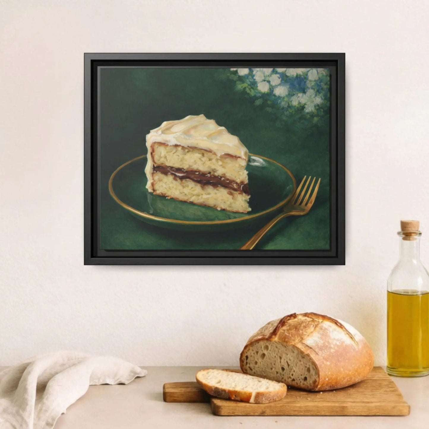 A Slice Worth Savoring | Framed Kitchen Wall Art Canvas