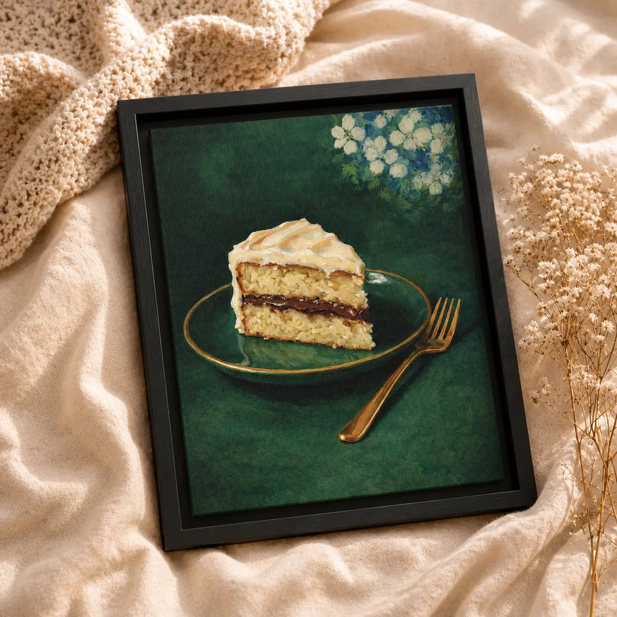 A Slice Worth Savoring | Framed Kitchen Wall Art Canvas