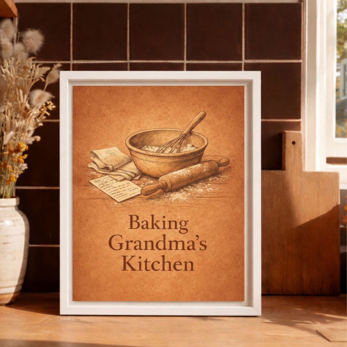 Baking Grandma's Kitchen Wall Art