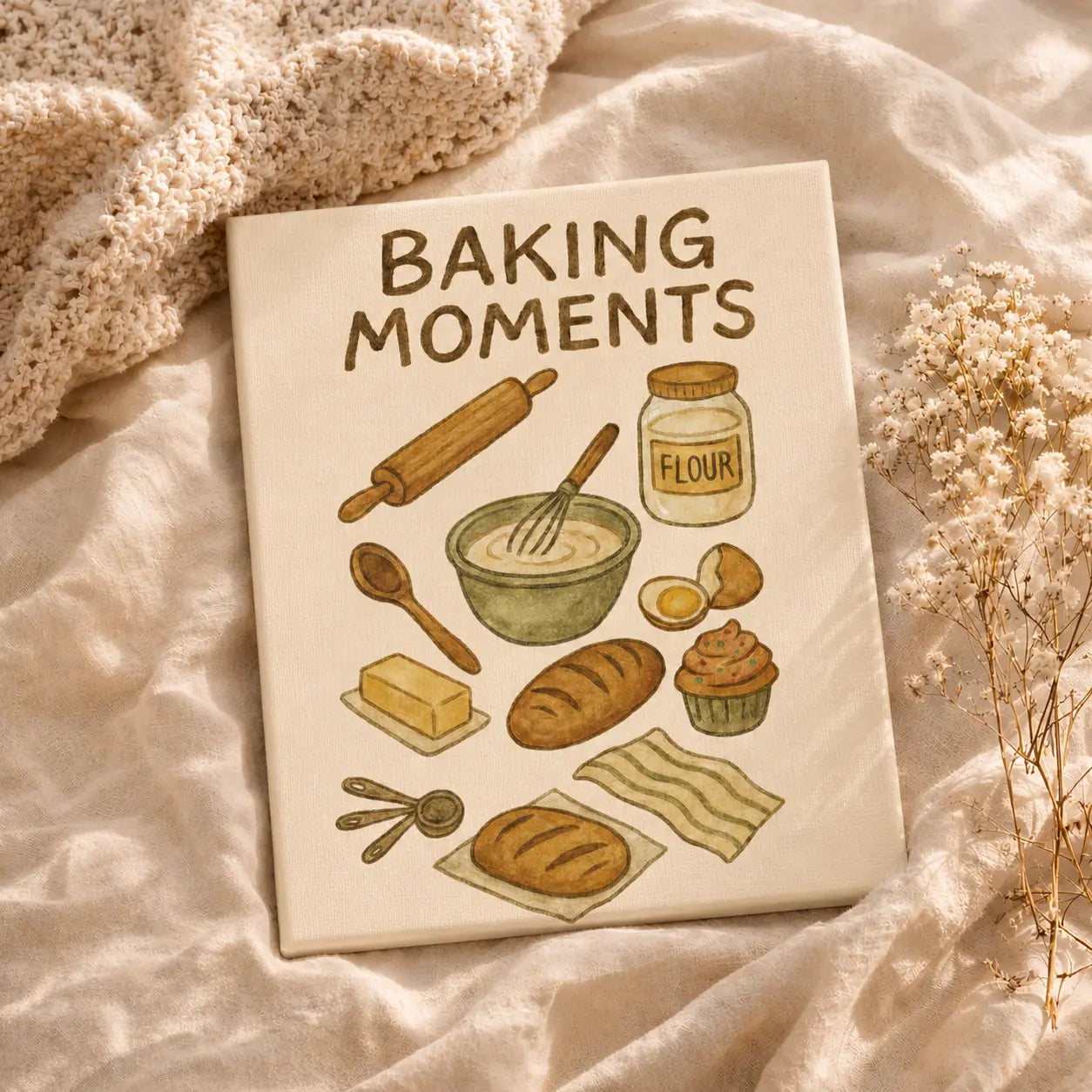Baking Moments | Kitchen Wall Art Canvas