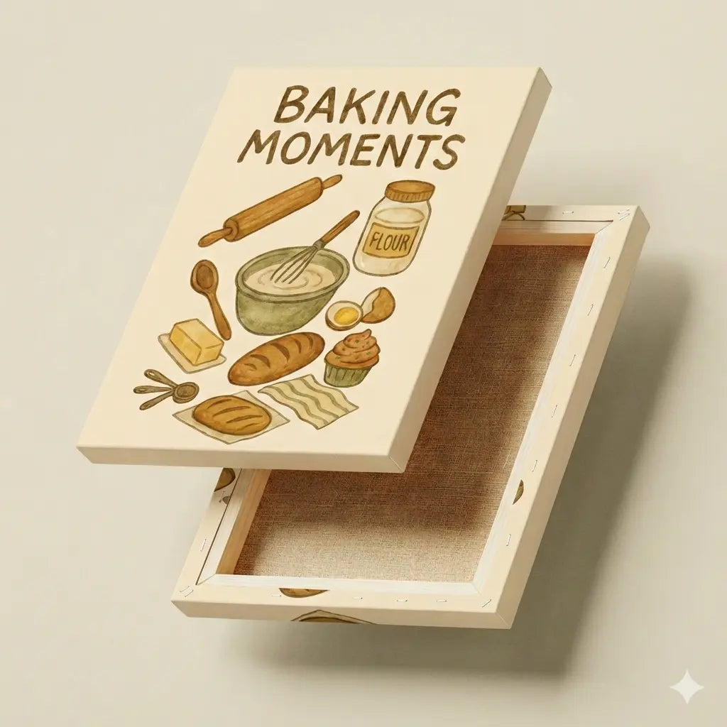 Baking Moments | Kitchen Wall Art Canvas