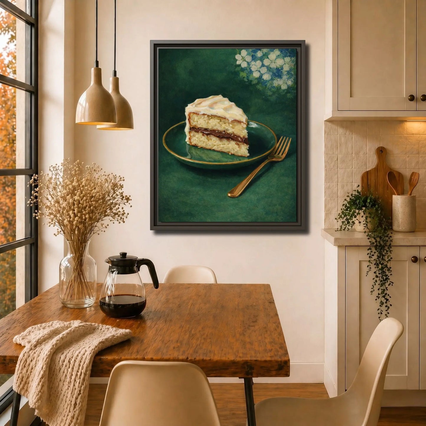 A Slice Worth Savoring | Framed Kitchen Wall Art Canvas