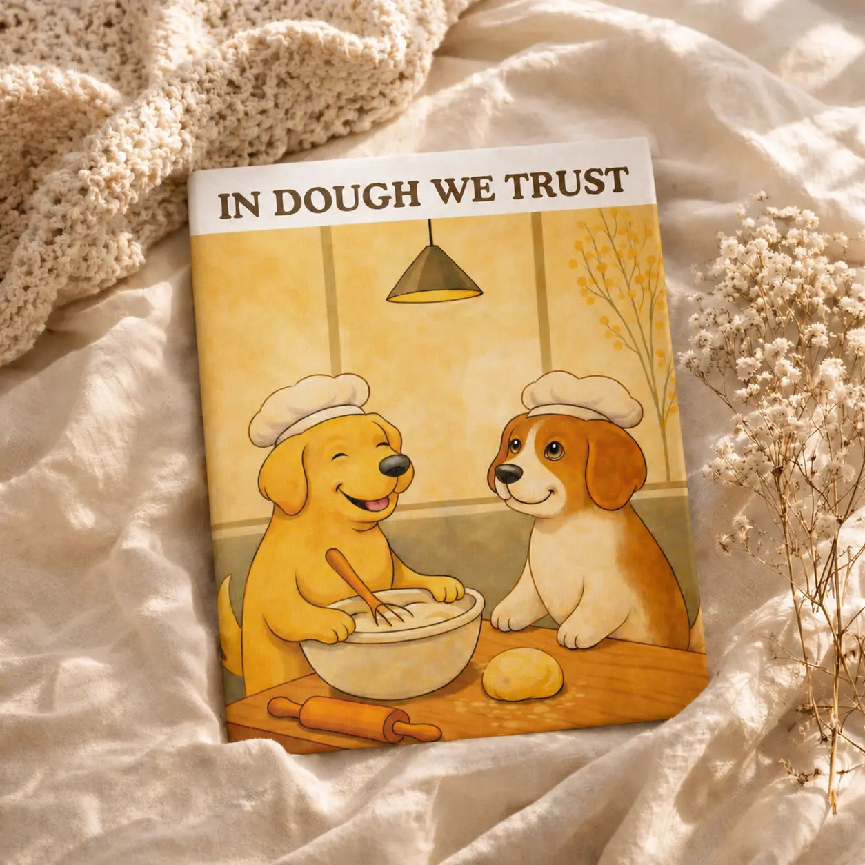 In Dough We Trust | Kitchen Wall Art Canvas