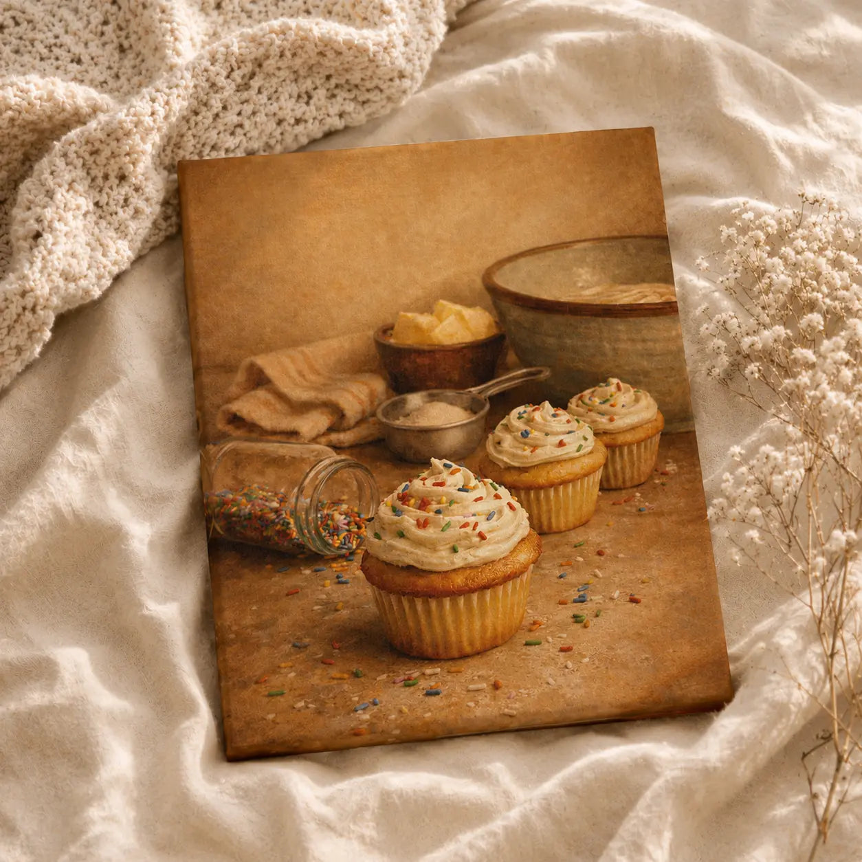 Joy with Sprinkles | Kitchen Wall Art Canvas