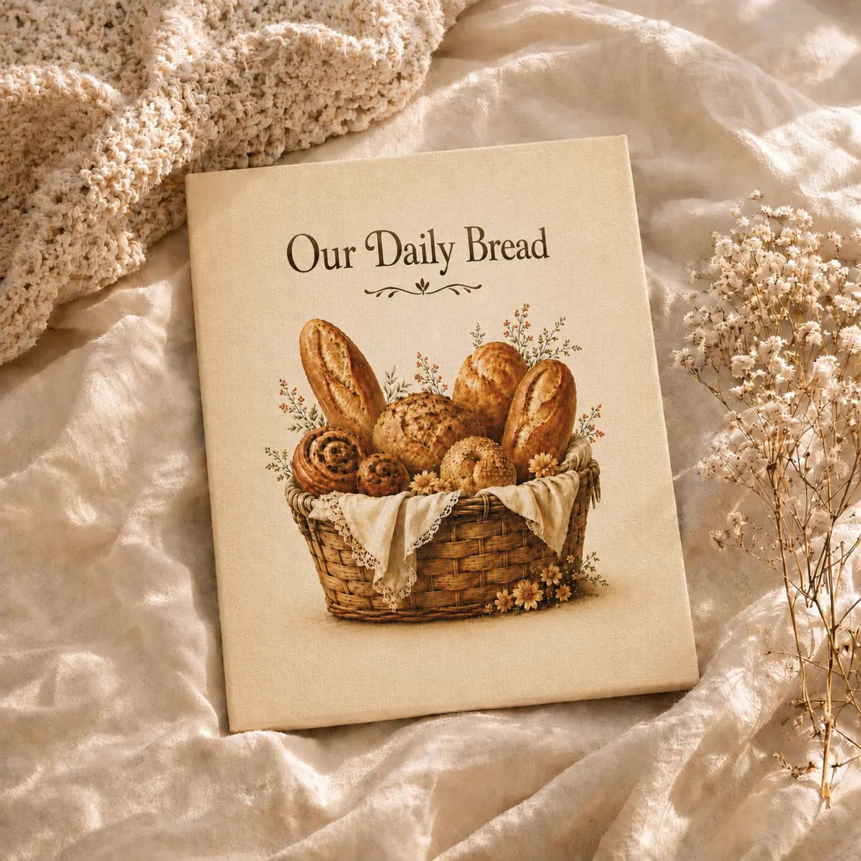 Our Daily Bread | Kitchen Wall Art Canvas