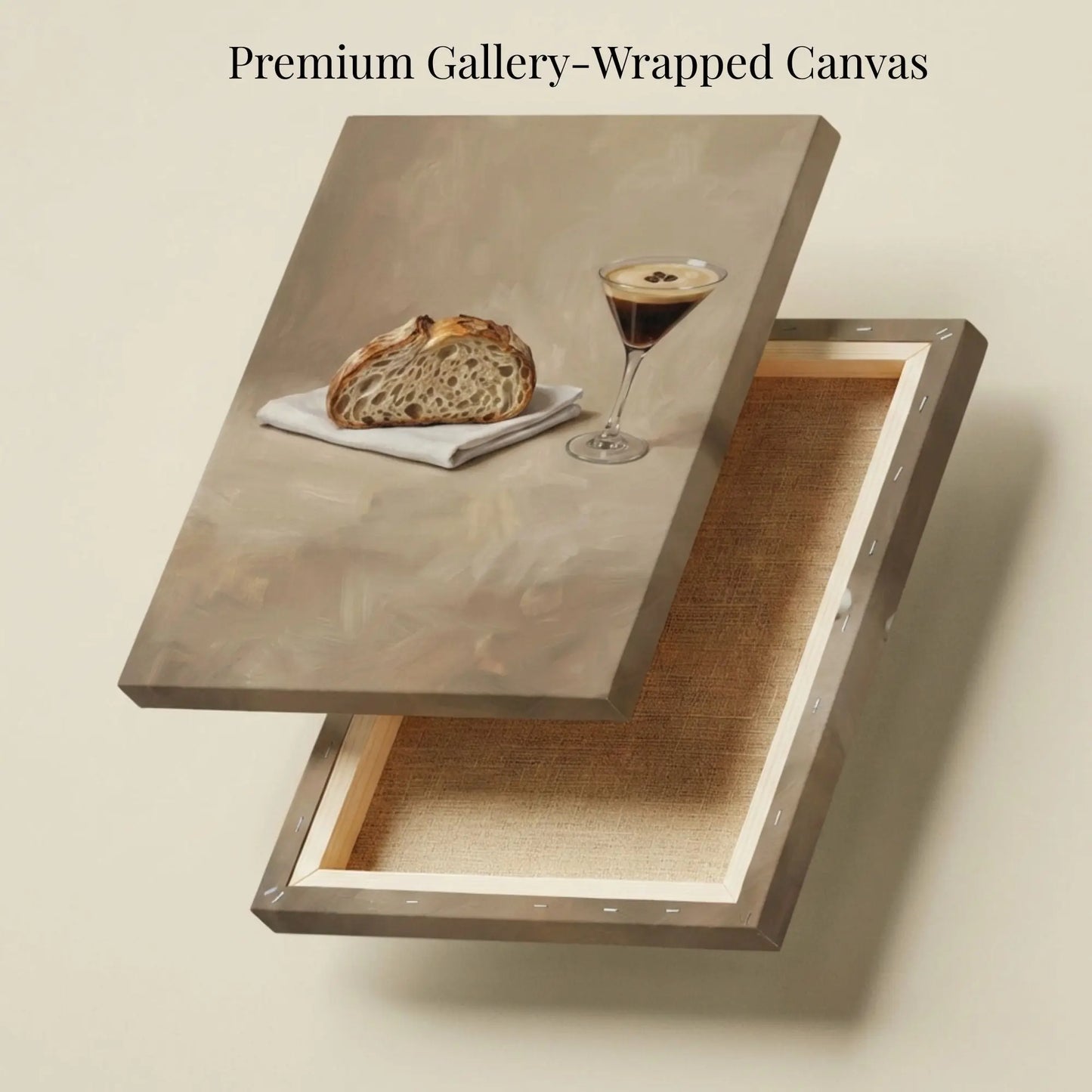 Sourdough & Espresso | Kitchen Wall Art Canvas