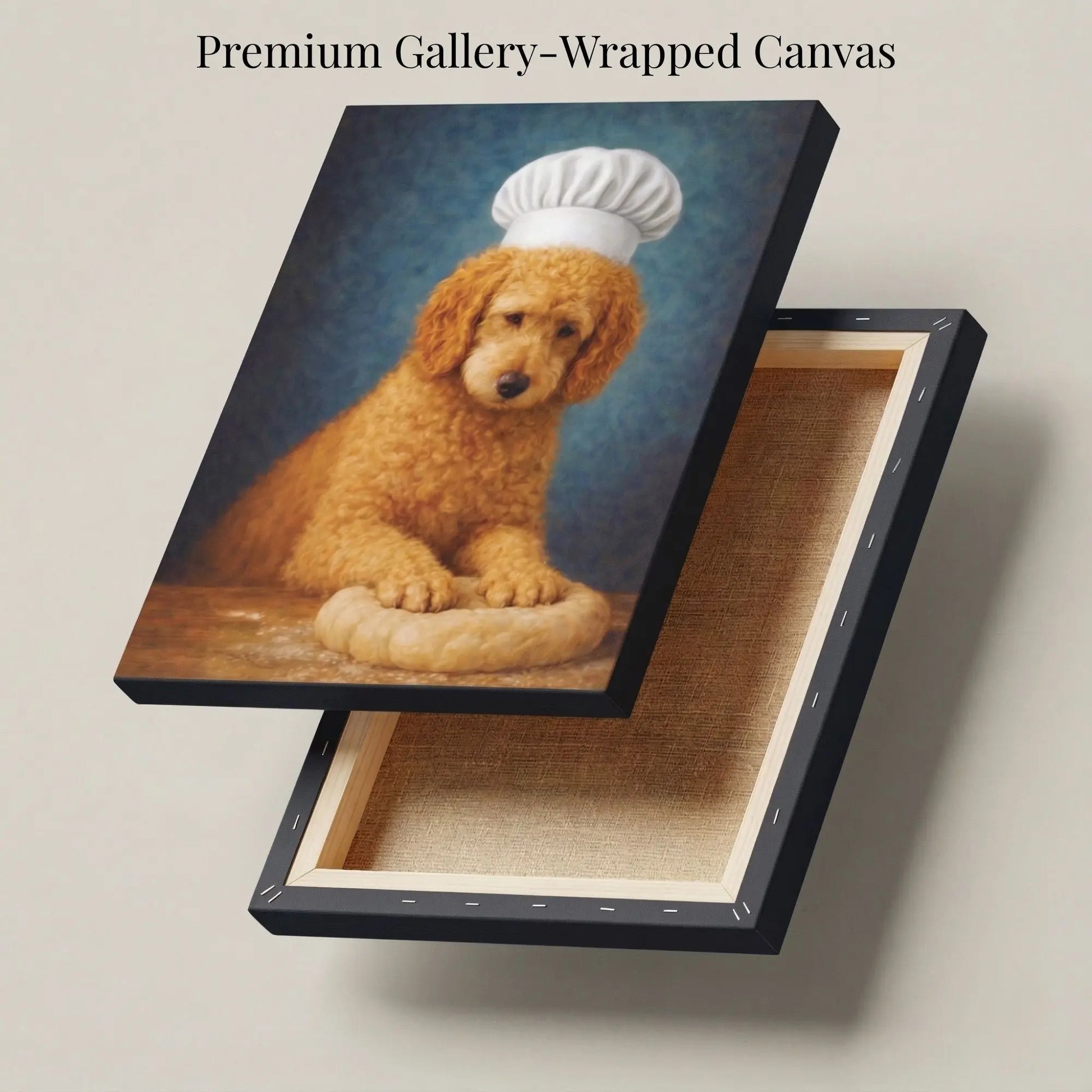 Goldendoodle Baker | Kitchen Wall Art Canvas