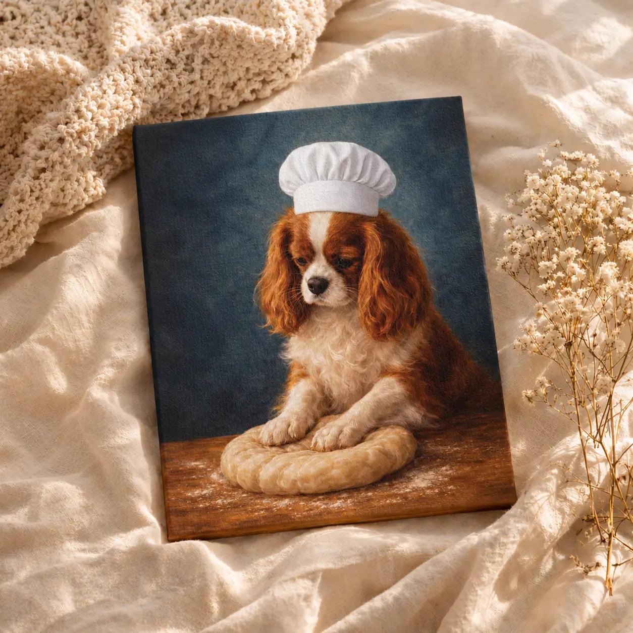 Little Cavalier Baker | Kitchen Wall Art Canvas