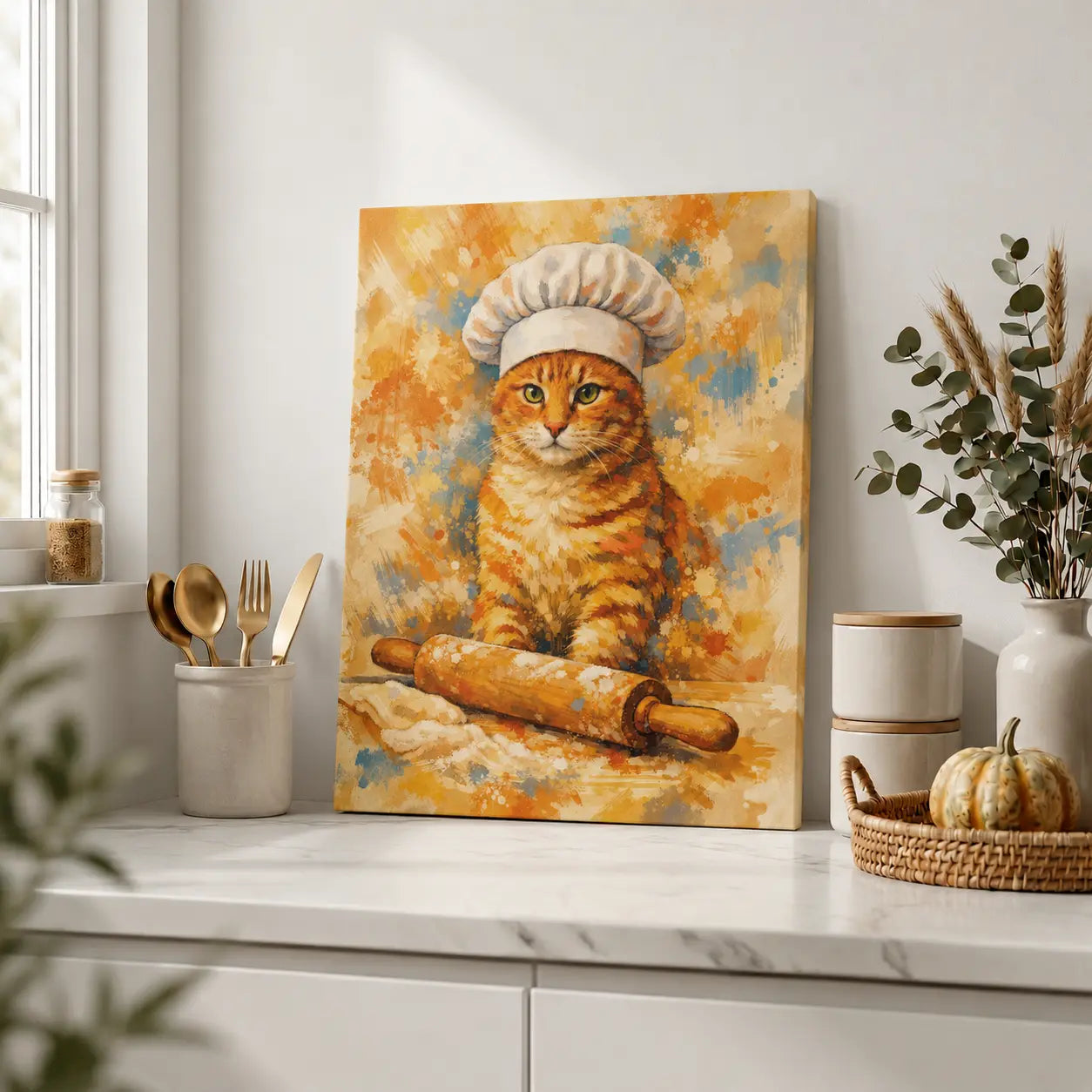 Tabby Baker | Kitchen Wall Art Canvas