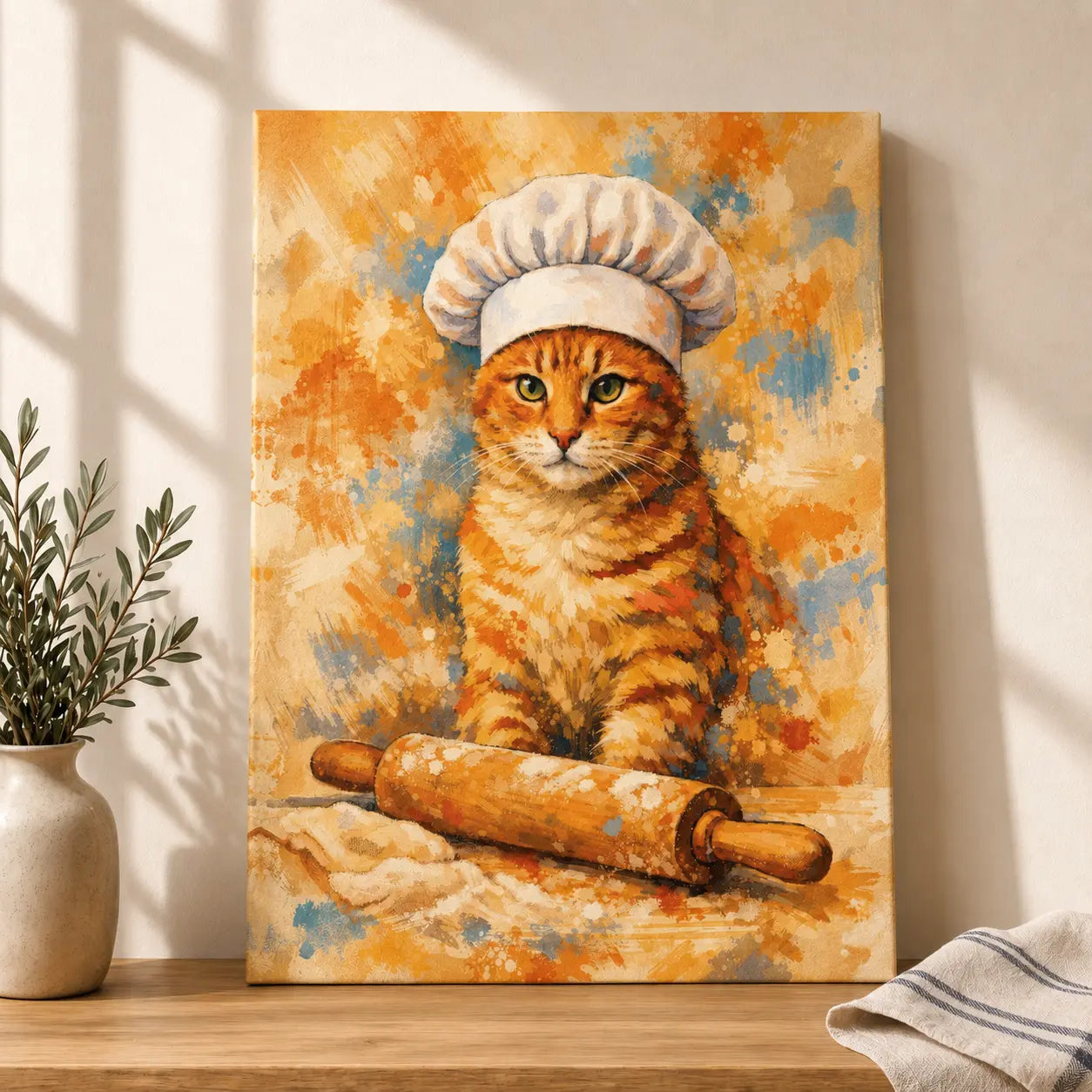 Tabby Baker | Kitchen Wall Art Canvas