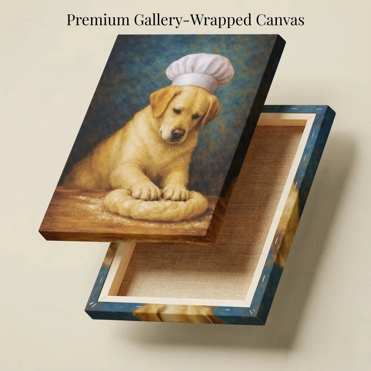 Labrador Baker | Kitchen Wall Art Canvas