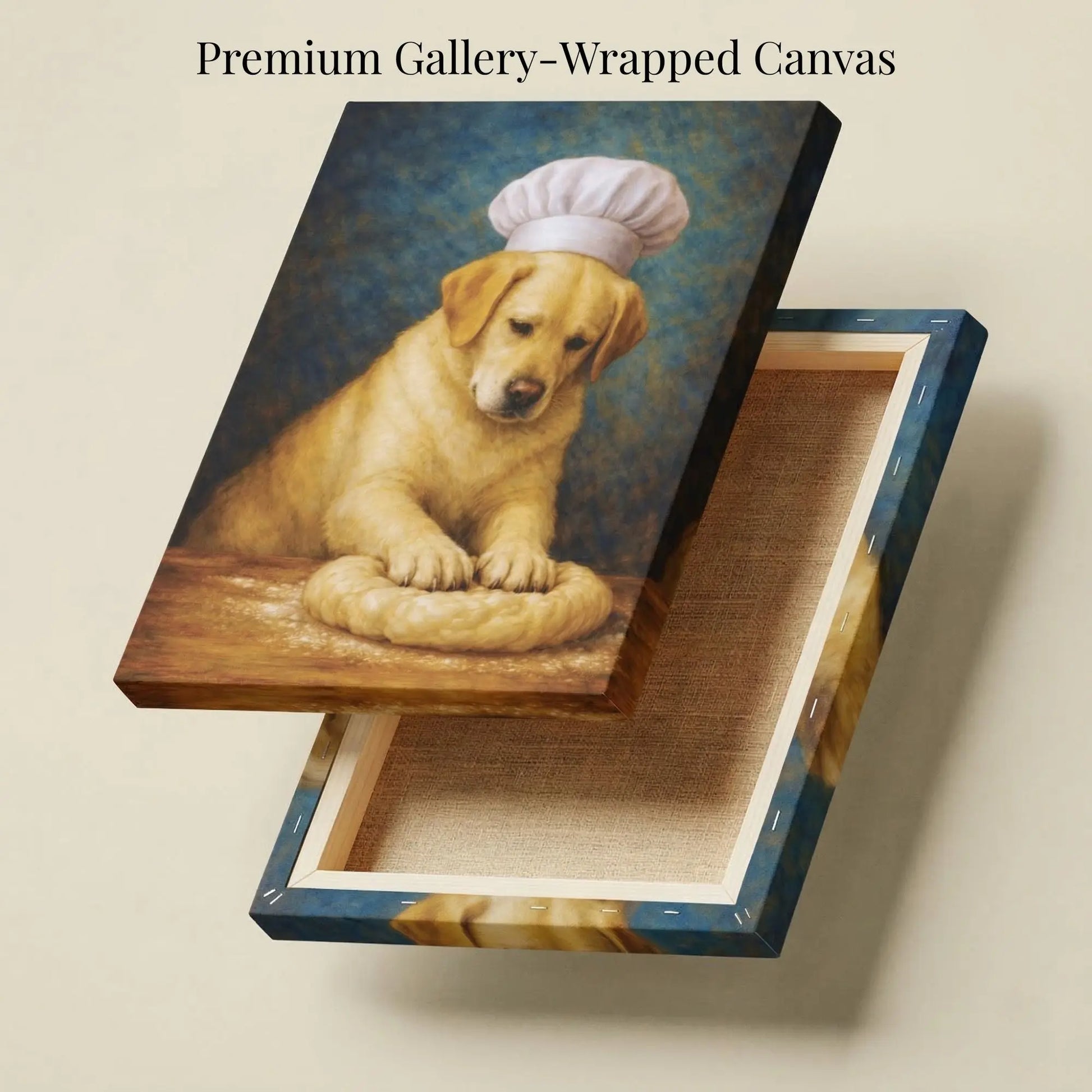 Labrador Baker | Kitchen Wall Art Canvas