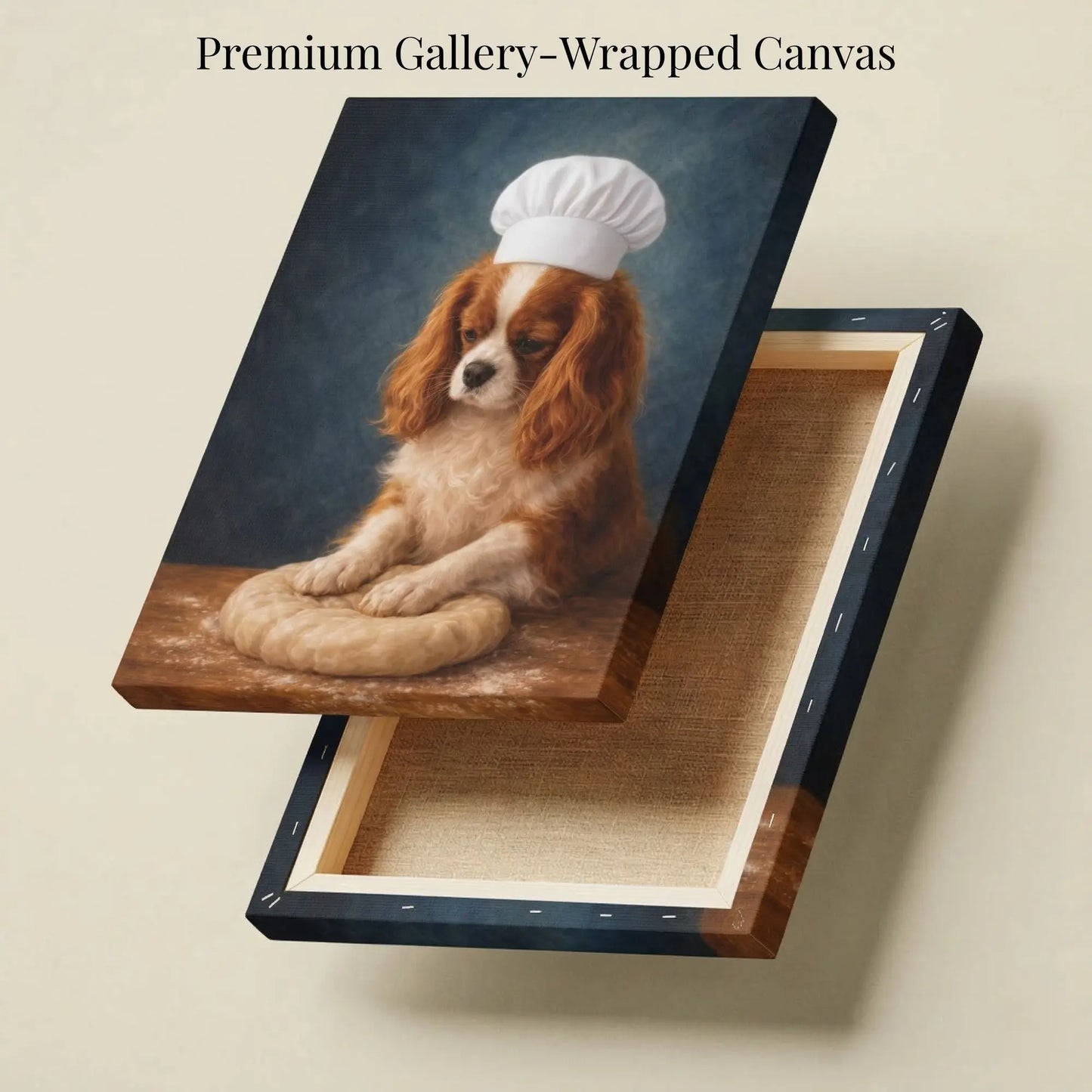 Little Cavalier Baker | Kitchen Wall Art Canvas