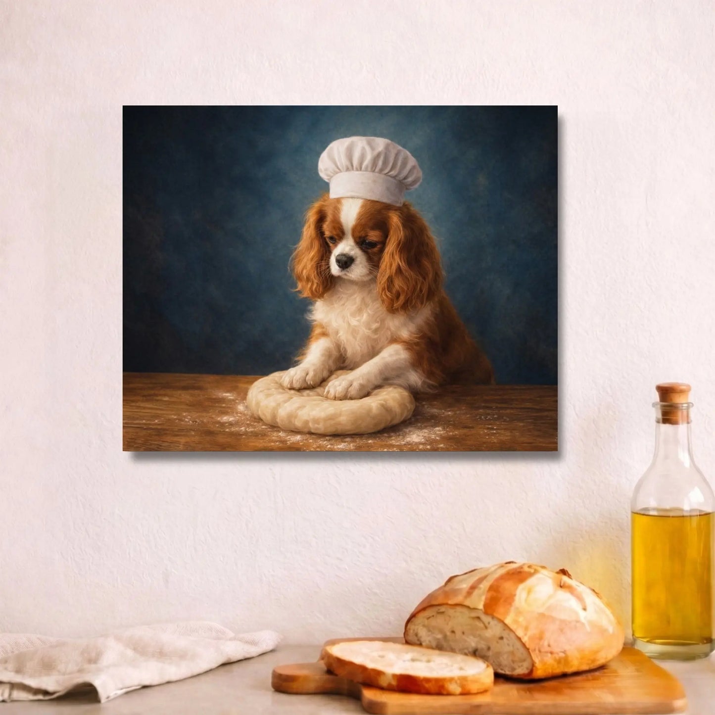 Little Cavalier Baker | Kitchen Wall Art Canvas