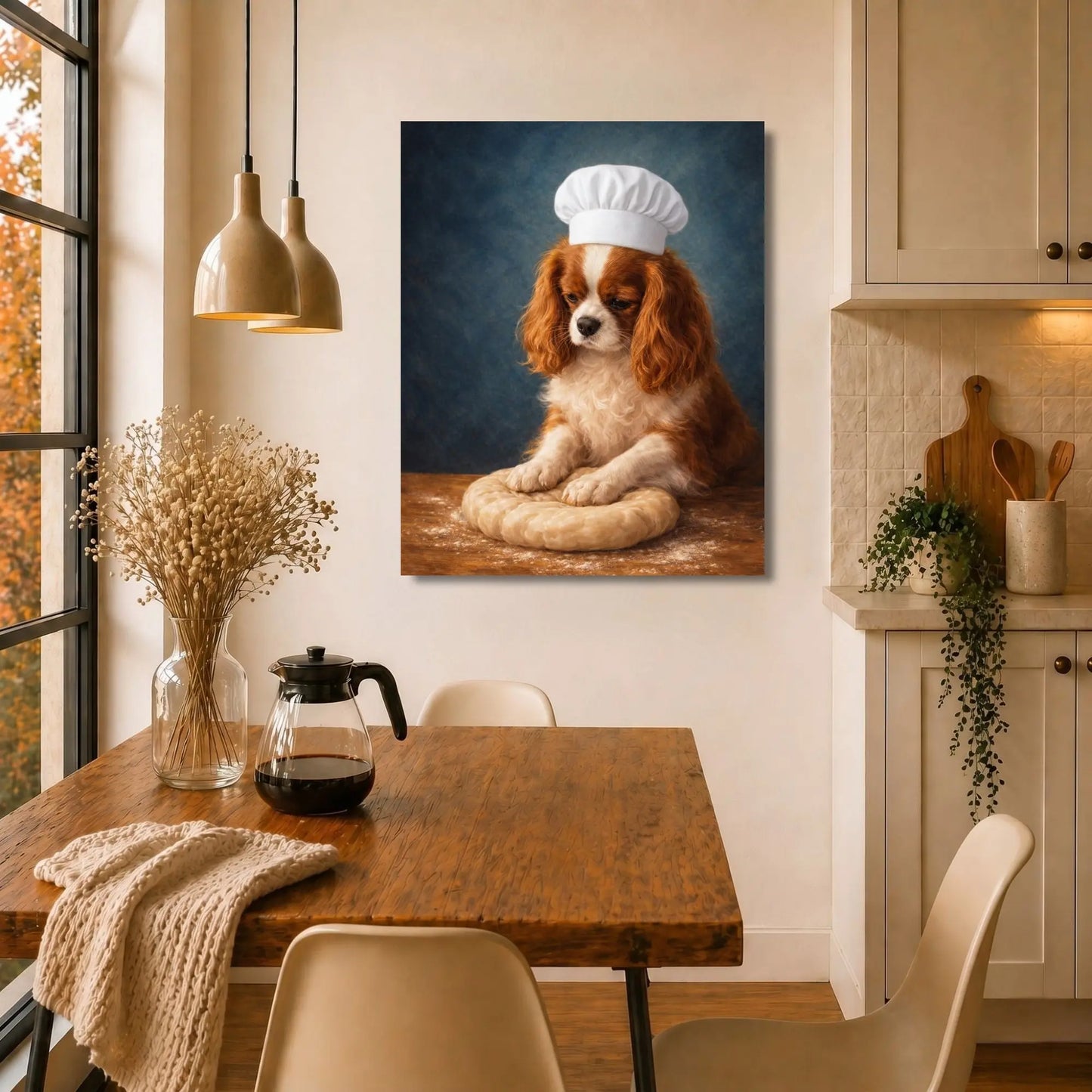 Little Cavalier Baker | Kitchen Wall Art Canvas