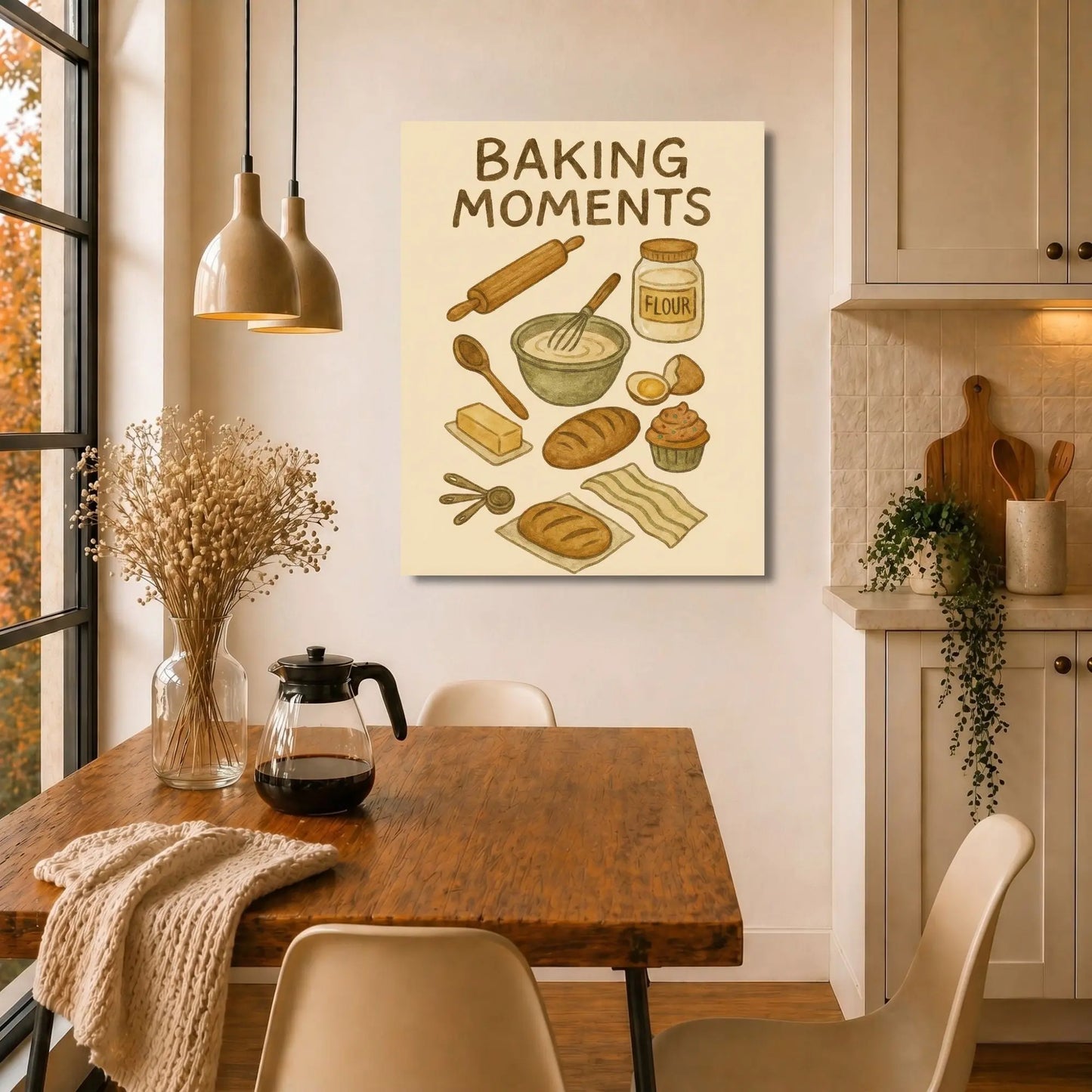 Baking Moments | Kitchen Wall Art Canvas