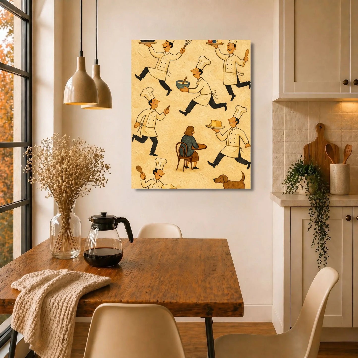 Baker’s Chaos | Kitchen Wall Art Canvas