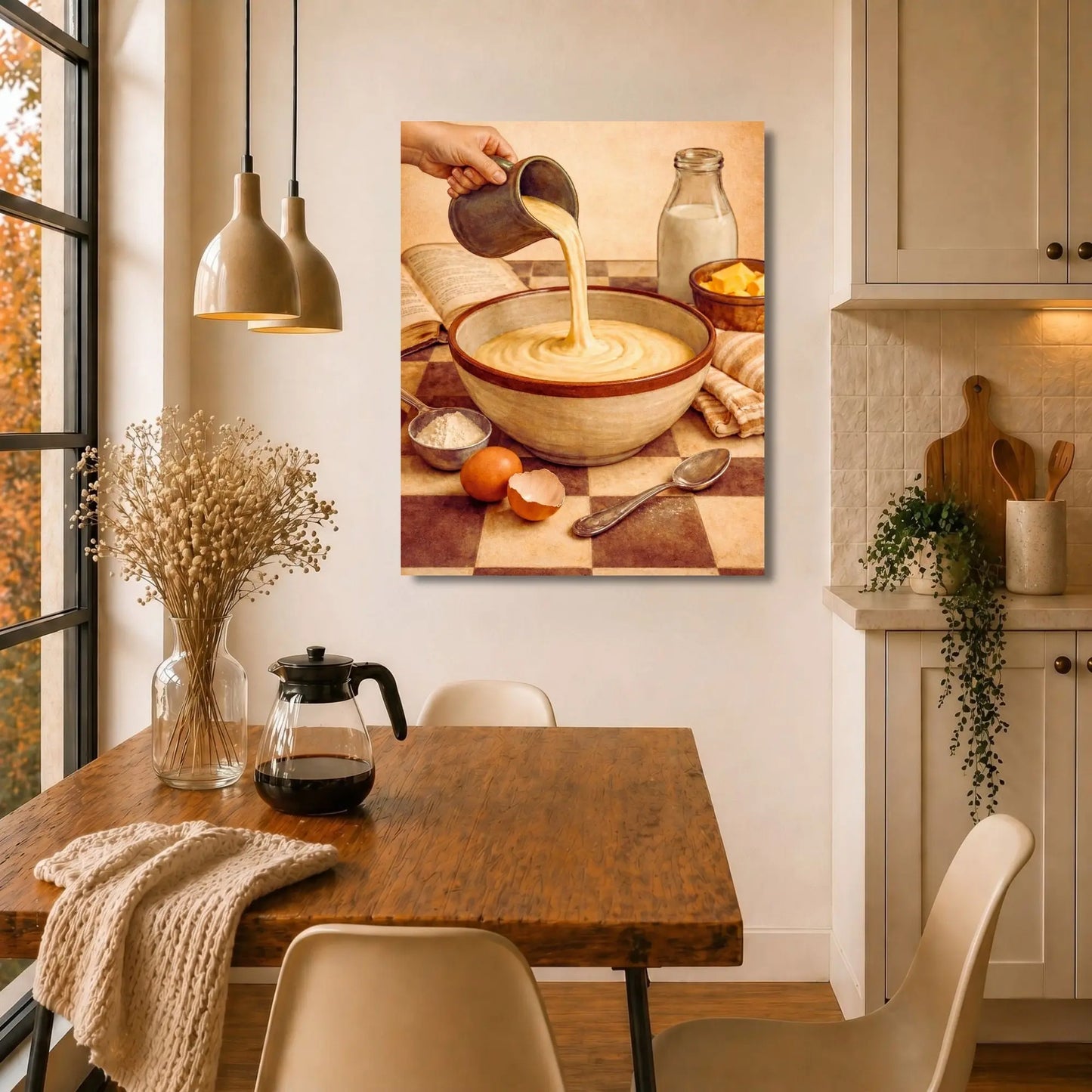 Batter in the Making | Kitchen Wall Art Canvas