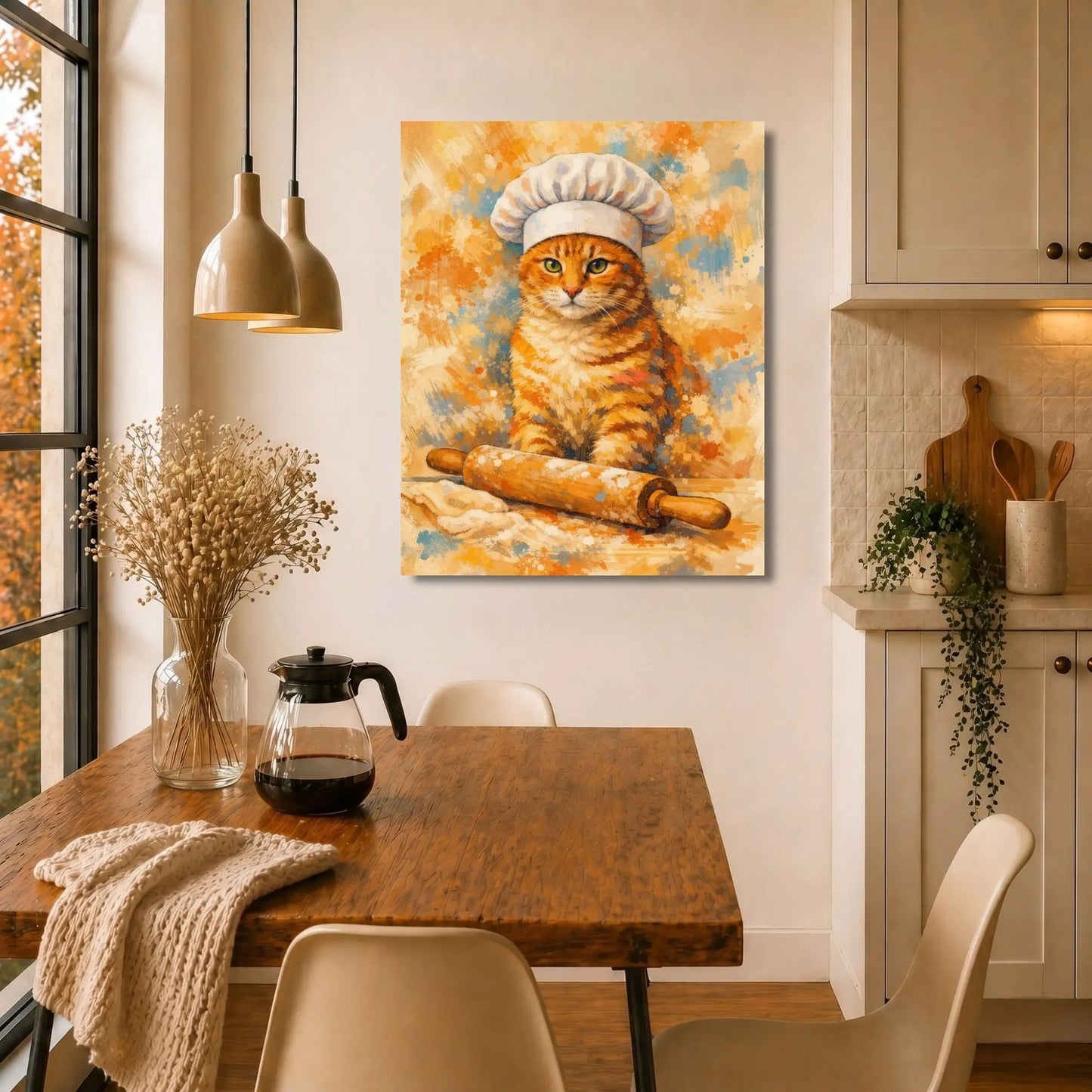 Tabby Baker | Kitchen Wall Art Canvas