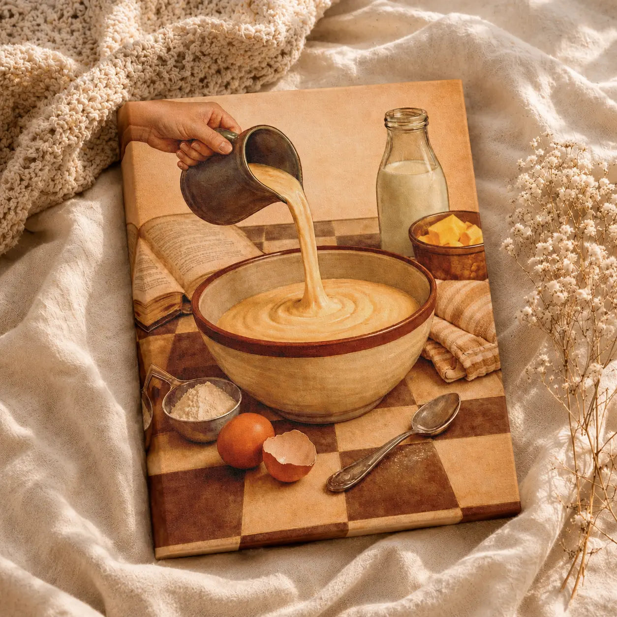 Batter in the Making | Kitchen Wall Art Canvas