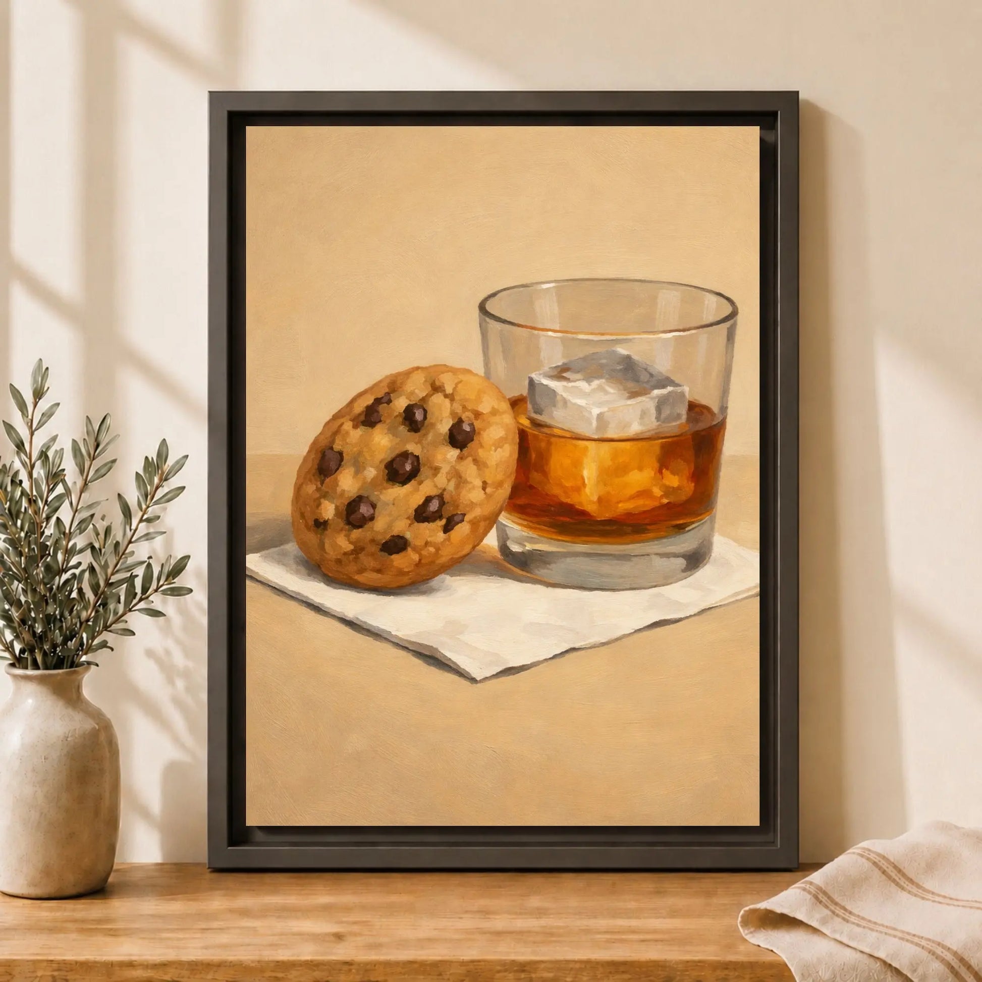 Something Sweet | Framed Kitchen Wall Art Canvas Decor