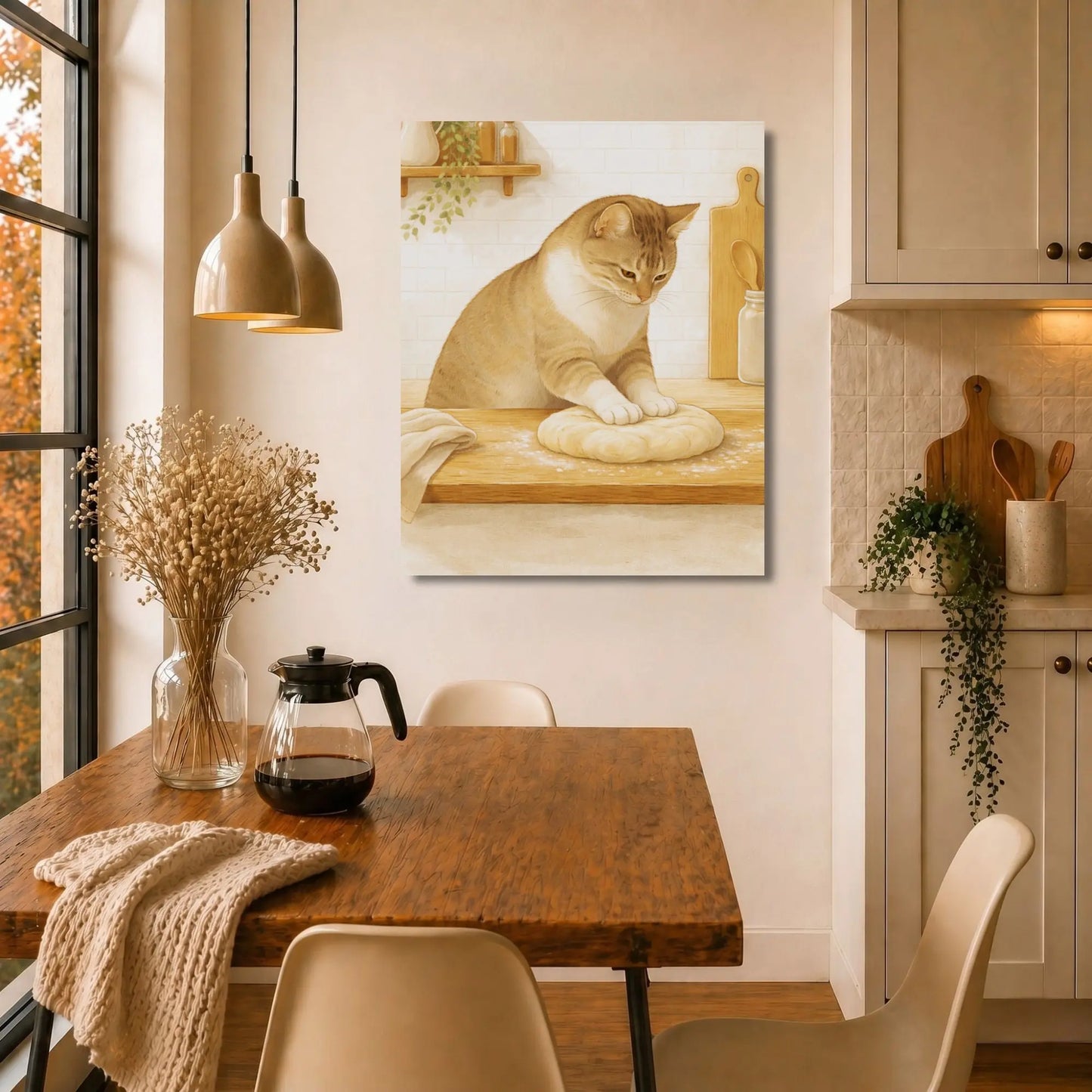 Baker’s Helper | Kitchen Wall Art Canvas